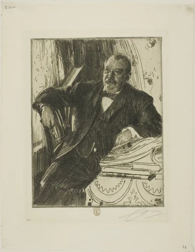 Grover Cleveland II by Anders Zorn, print, 1899