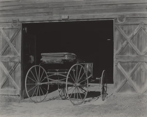 Barn and Carriage by Alfred Stieglitz, photograph, 1922