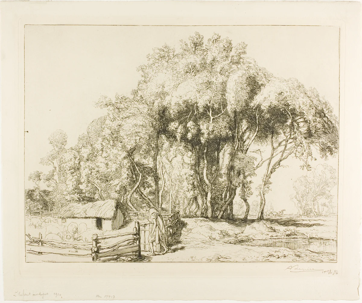 The Prodigal Son by Louis Auguste Lepère, print, 1913