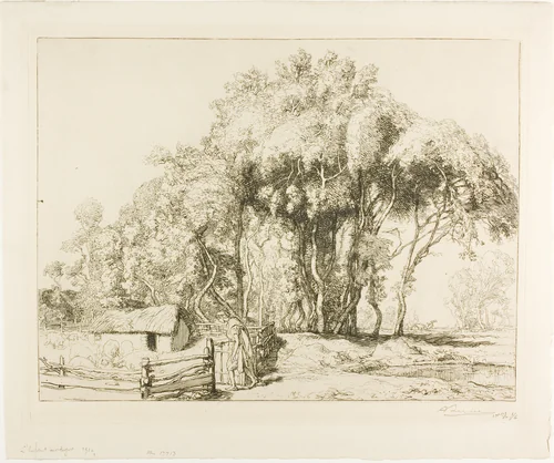 The Prodigal Son by Louis Auguste Lepère, print, 1913