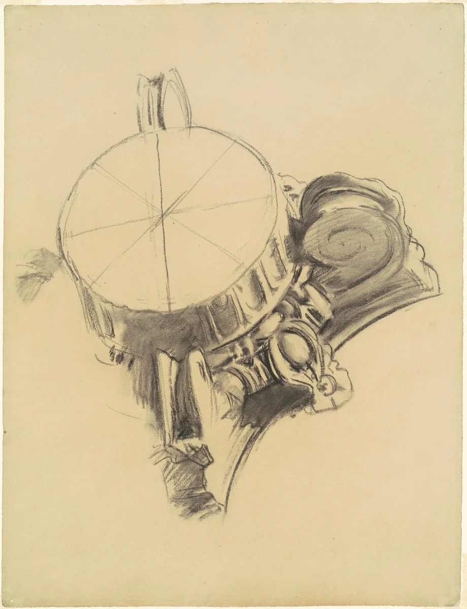 Study for "The Fall of Gog and Magog" by John Singer Sargent, drawing, 1903-1916