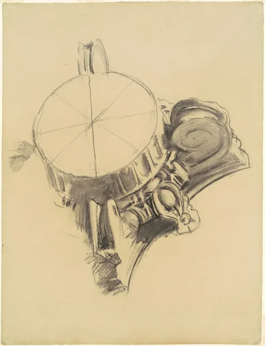 Study for "The Fall of Gog and Magog" by John Singer Sargent, drawing, 1903-1916