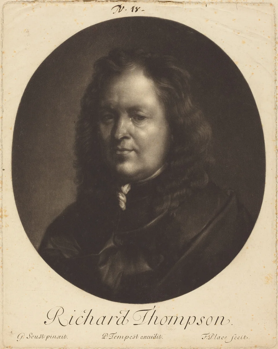 Richard Tompson by Francis Place
Gerard Soest, print, 1680
