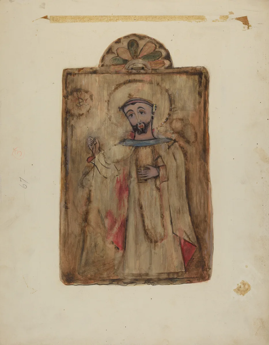 Santos Retablos by Maude Valle, index of american design, 1936