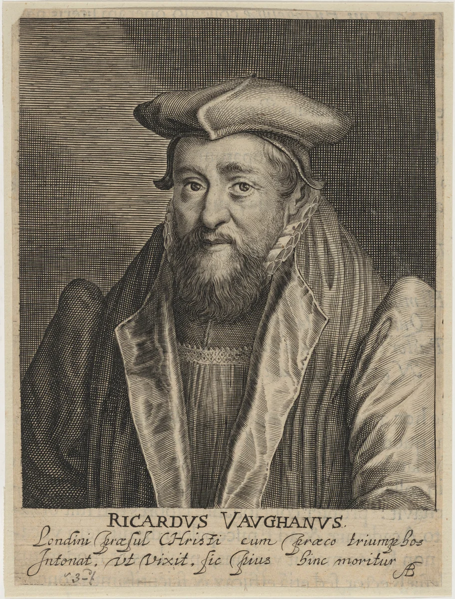 Richard Vaughan, Bishop of London by Magdalena van de Passe
Willem de Passe, print, 1620