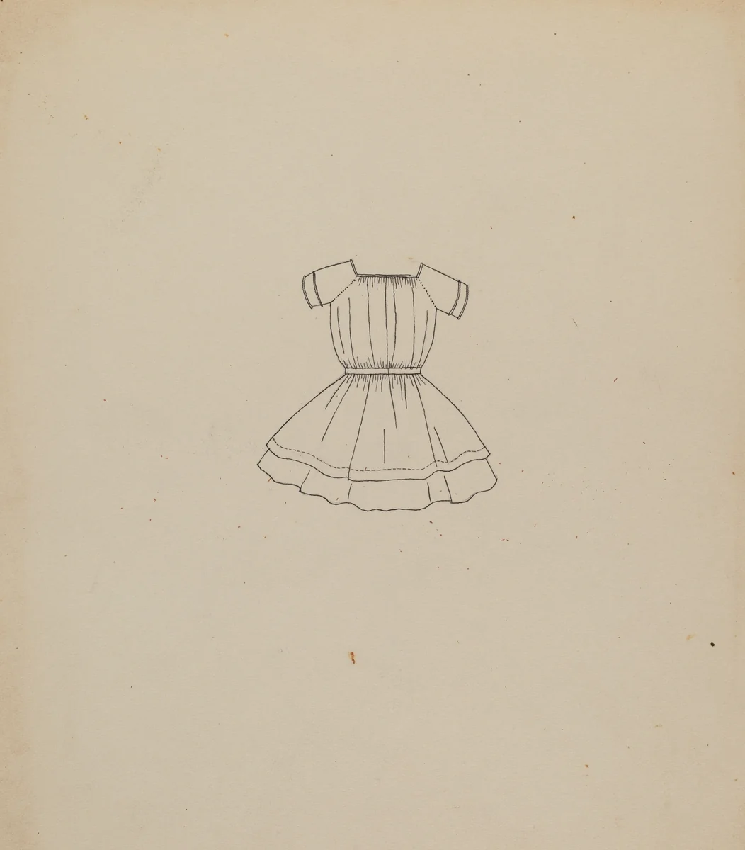 Child's Dress by Irene Lawson, index of american design, 1936