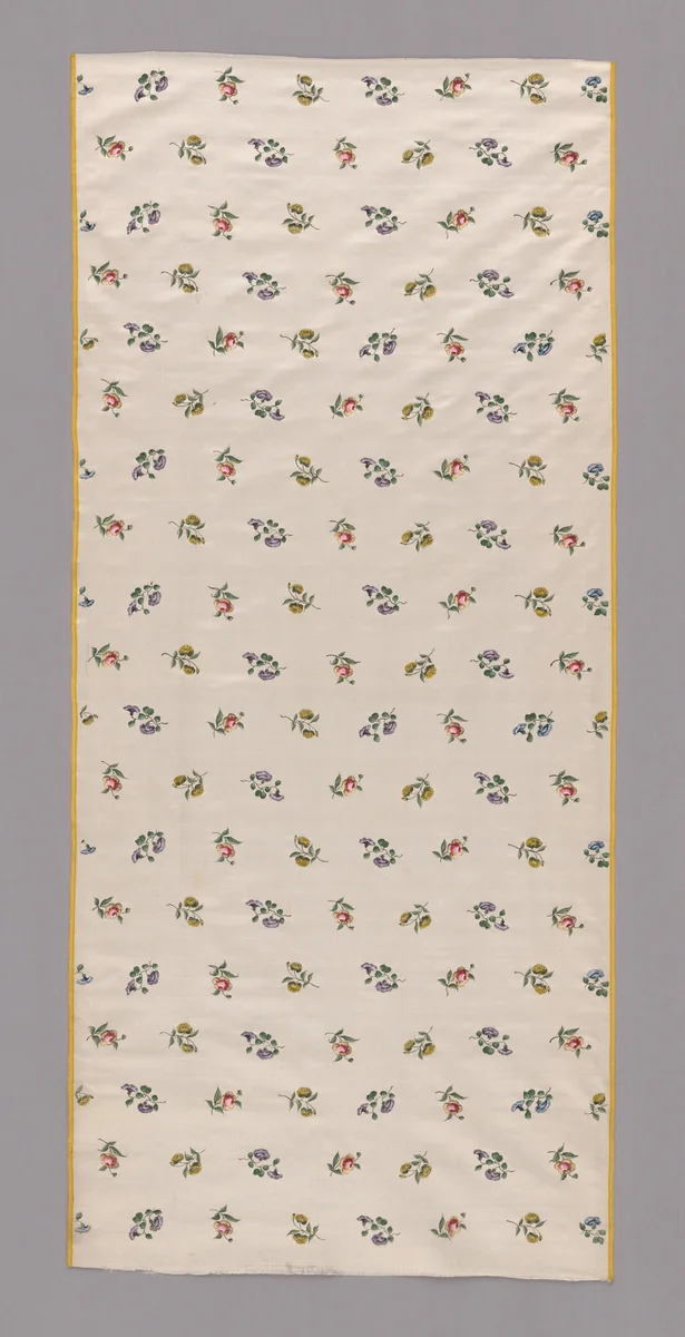 Panel (Dress Fabric) by The input text does not contain an artist's name., textile, 1776-1800