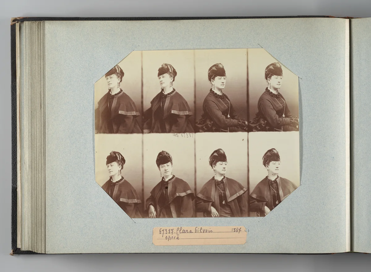 Clara Pilvois by André Adolphe-Eugène Disdéri, photograph, 1867