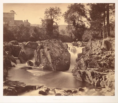 Falls of the Llugwy, at Pont-y-Pair by Roger Fenton, photograph, 1857