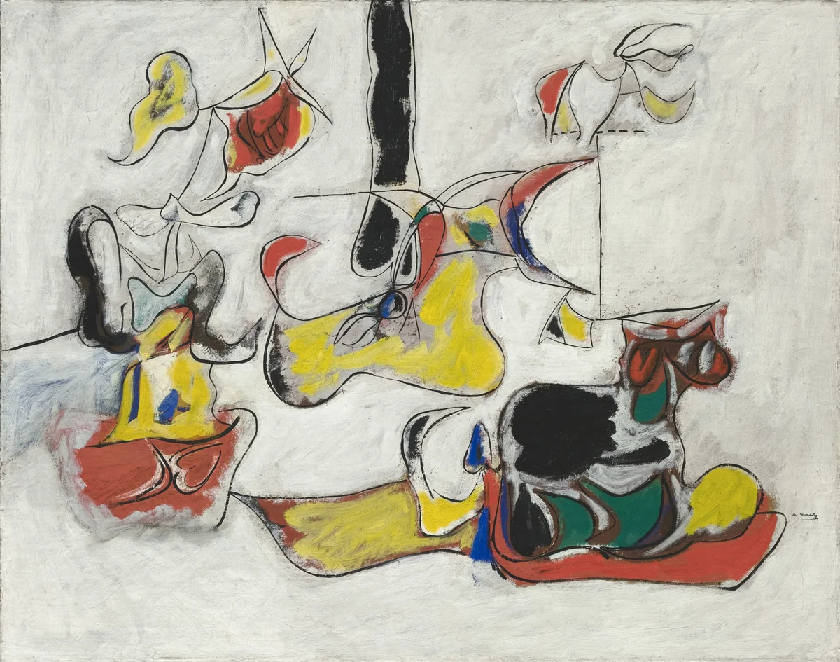 Garden in Sochi by Arshile Gorky, painting, 1943