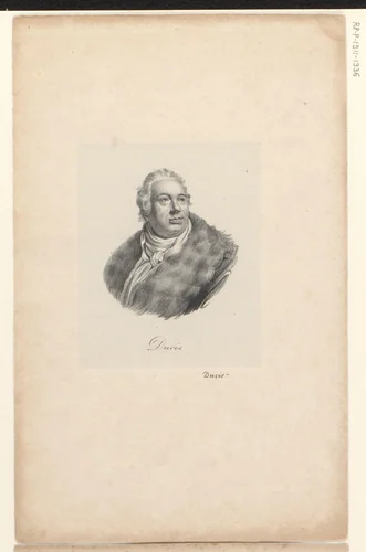 Portret van Jean-François Ducis by anonymous, print, 1818-1842