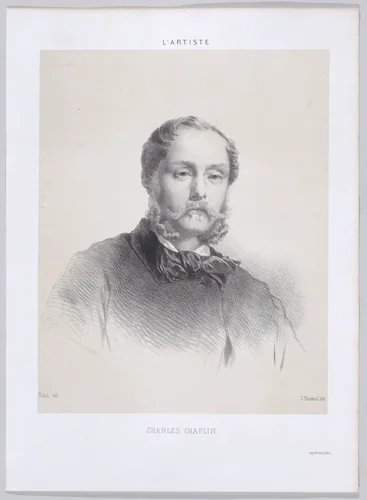 Charles Chaplin, from "L'Artiste" by Célestin Nanteuil, print, 1859