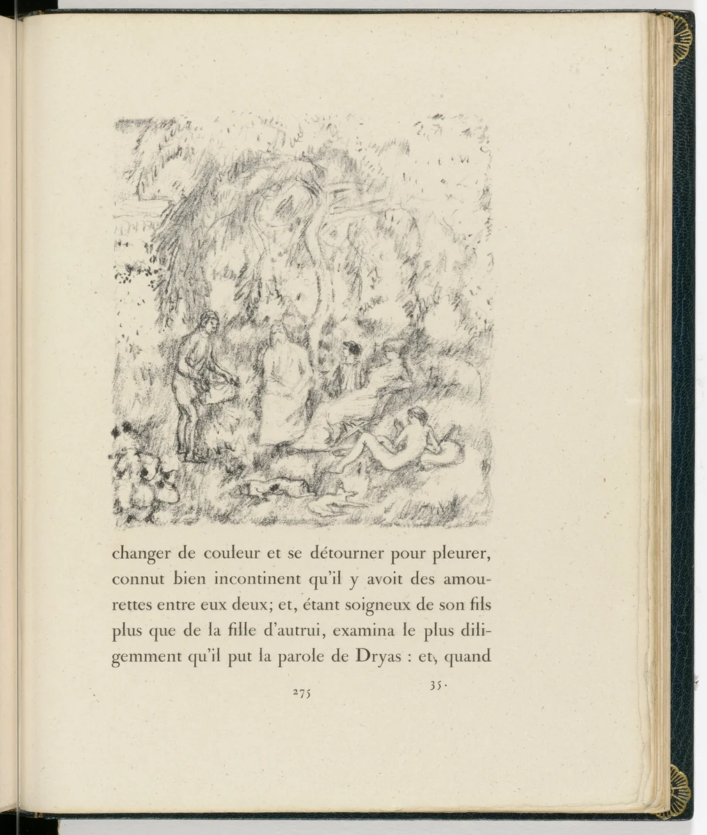 In-text plate (page 275) from Daphnis et Chloé by Pierre Bonnard, illustrated book, 1902