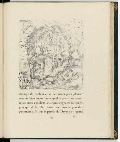 In-text plate (page 275) from Daphnis et Chloé by Pierre Bonnard, illustrated book, 1902