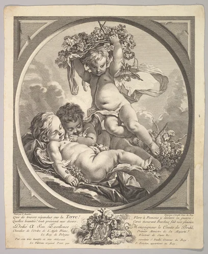 Earth by Jean Daullé, print, 1743-1753