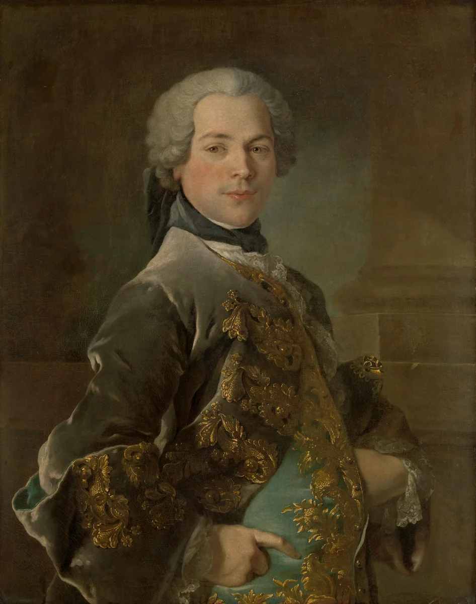 Portrait of Isaac van Rijneveld by Louis Tocqué, painting, 1738