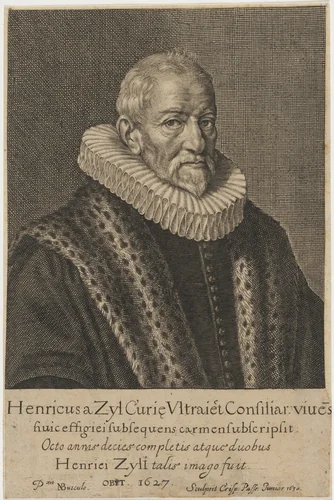 Henricus a Zijll by Crispijn van de Passe II, print, 1630