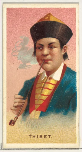 Tibet, from World's Smokers series (N33) for Allen & Ginter Cigarettes by Allen & Ginter, print, 1888