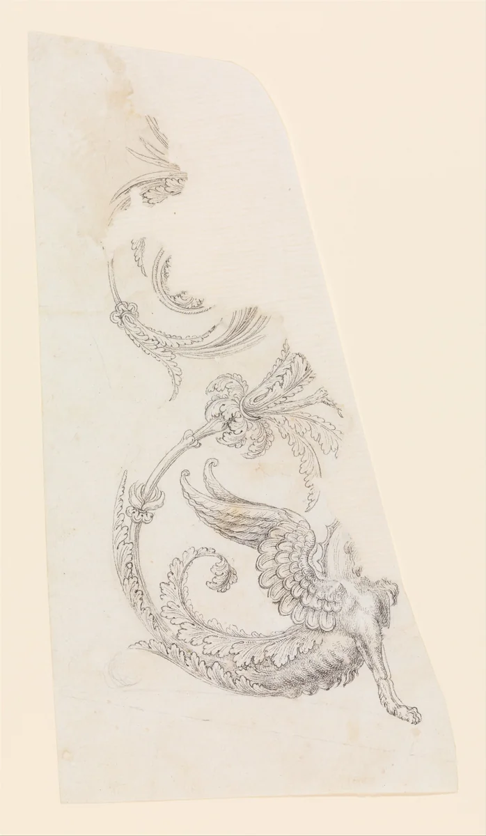 Design for the Decoration of Firearms by Nicolas Noël Boutet, drawing, 1770-1830