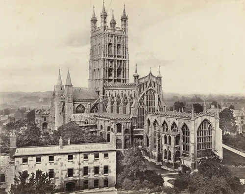Gloucester Cathedral by Francis Frith, photograph, 1860