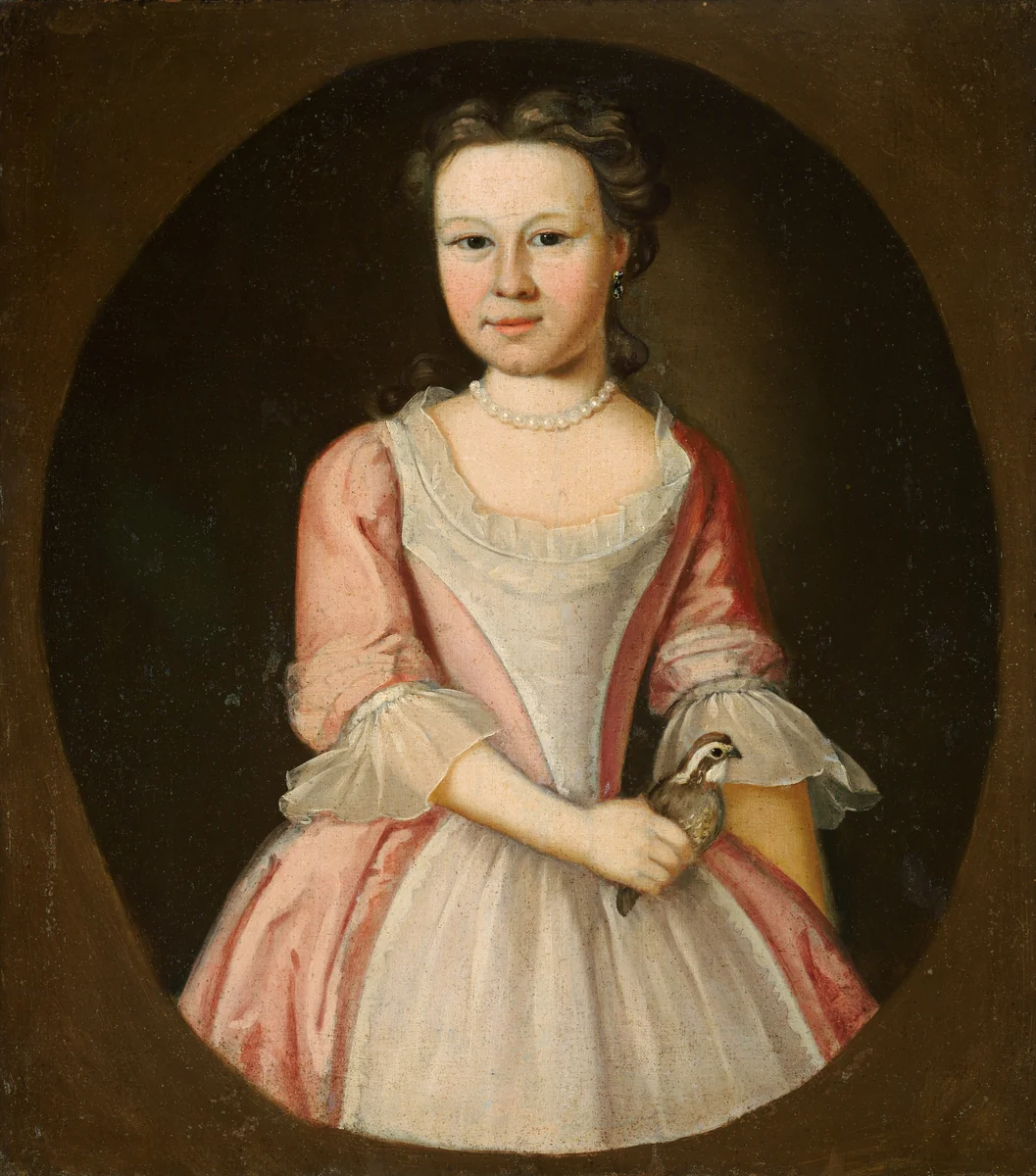 Possibly Margaret Robins by American 18th Century, painting, 1745
