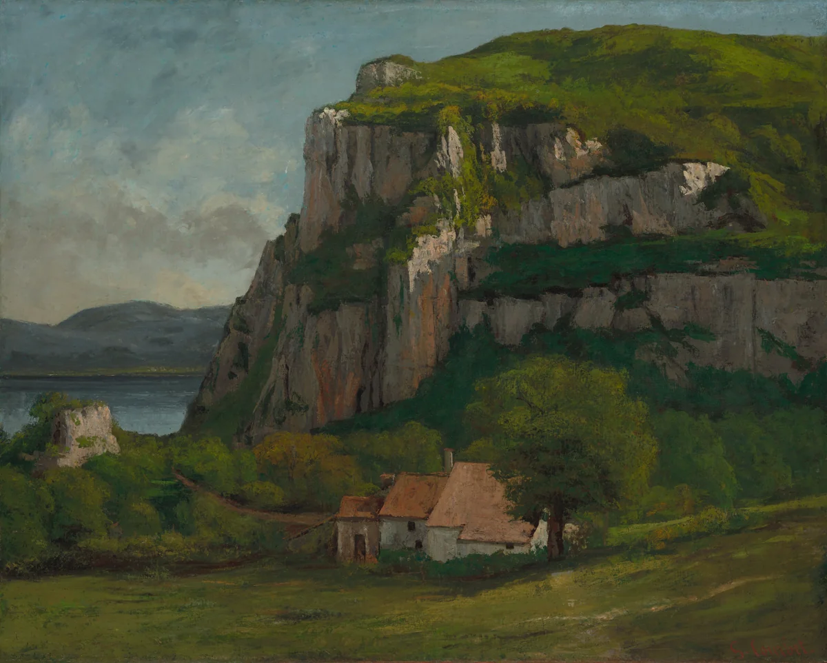 The Rock of Hautepierre by Gustave Courbet, painting, 1864-1874
