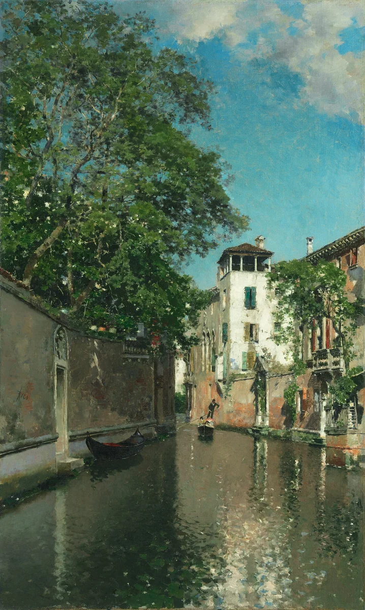 Canal in Venice by Martin Rico y Ortega, painting, 1880-1889