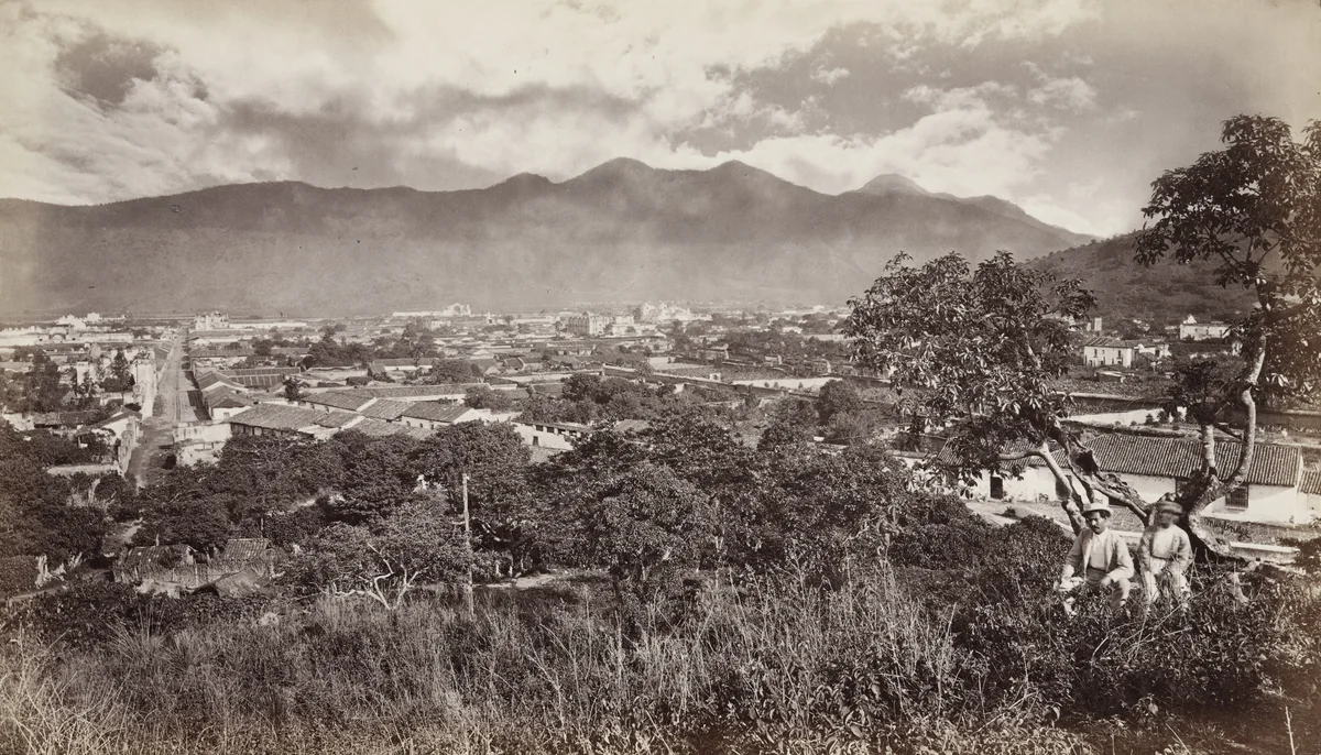Antigua de Guatemala by Eadweard Muybridge, photograph, 1875