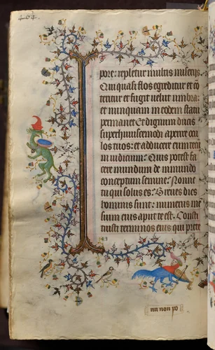 Hours of Charles the Noble, King of Navarre (1361-1425): fol. 226v, Text by Master of the Brussels Initials and Associates, book, 1400-1410