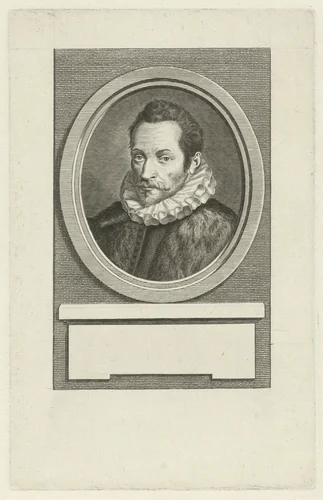Portret van Filips van Marnix, heer van Sint-Aldegonde by Pieter Willem van Megen, print, 1760-1785