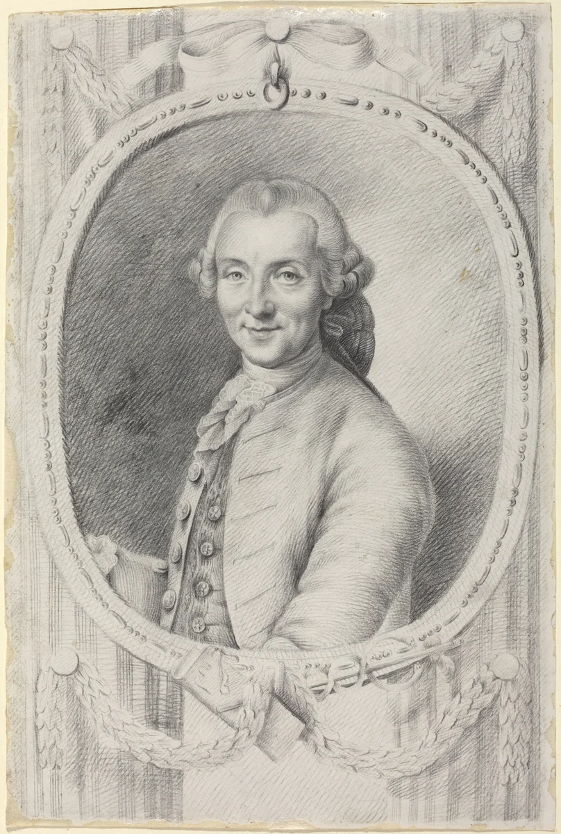 Johann Gottfried von Herder by Johann Friedrich Bierlein, drawing, 1786