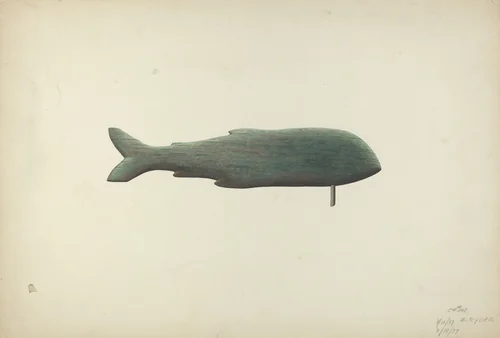 Fish Weather Vane by Albert Ryder, index of american design, 1939