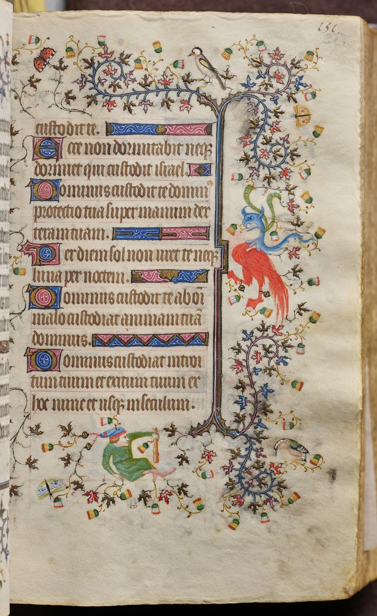 Hours of Charles the Noble, King of Navarre (1361-1425): fol. 76r, Text by Master of the Brussels Initials and Associates, book, 1400-1410
