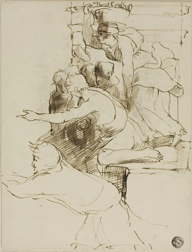 Sketch from the Escurial by David Wilkie, drawing, 1805-1841