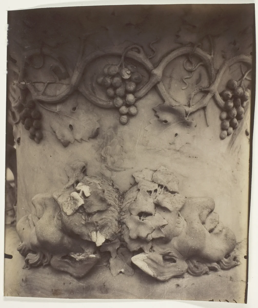 Versailles, Vase (Detail) by Jean-Eugène-Auguste Atget, photograph, 1906