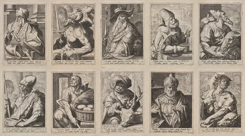 The Twelve Sons of Jacob by Jacob de Gheyn II, print, 1584-1594