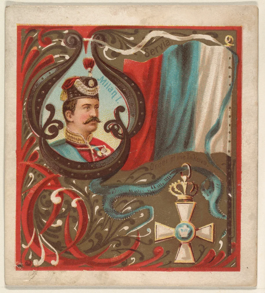 Servia, from the International Cards series (N238), issued by Kinney Bros. by Kinney Brothers Tobacco Company, print, 1888