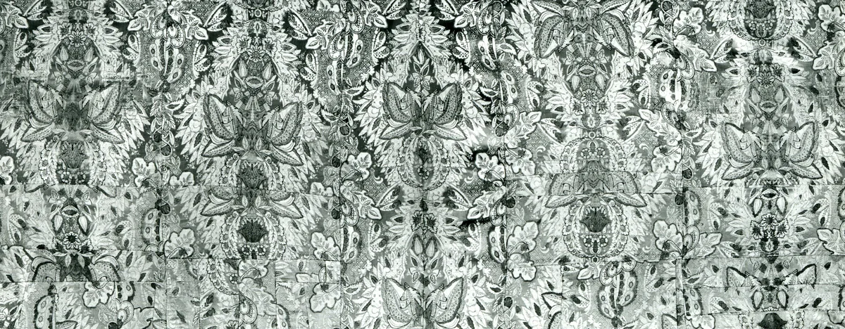 Panel (Dress Fabric) by France, textile, 1716-1738
