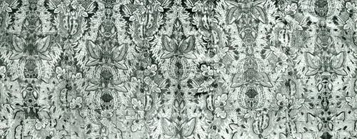 Panel (Dress Fabric) by France, textile, 1716-1738