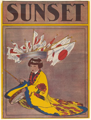 Sunset Magazine by William Stevens, print, 1895-1905