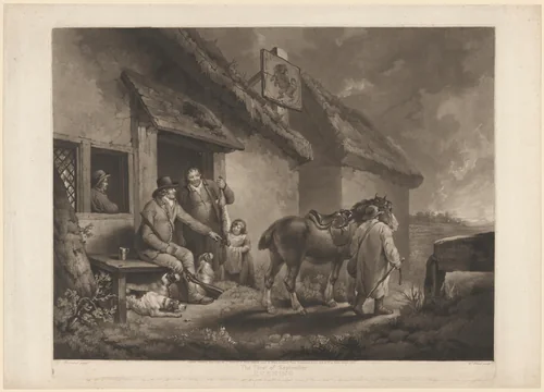 The First of September, Evening by William Ward; George Morland, print, 1794