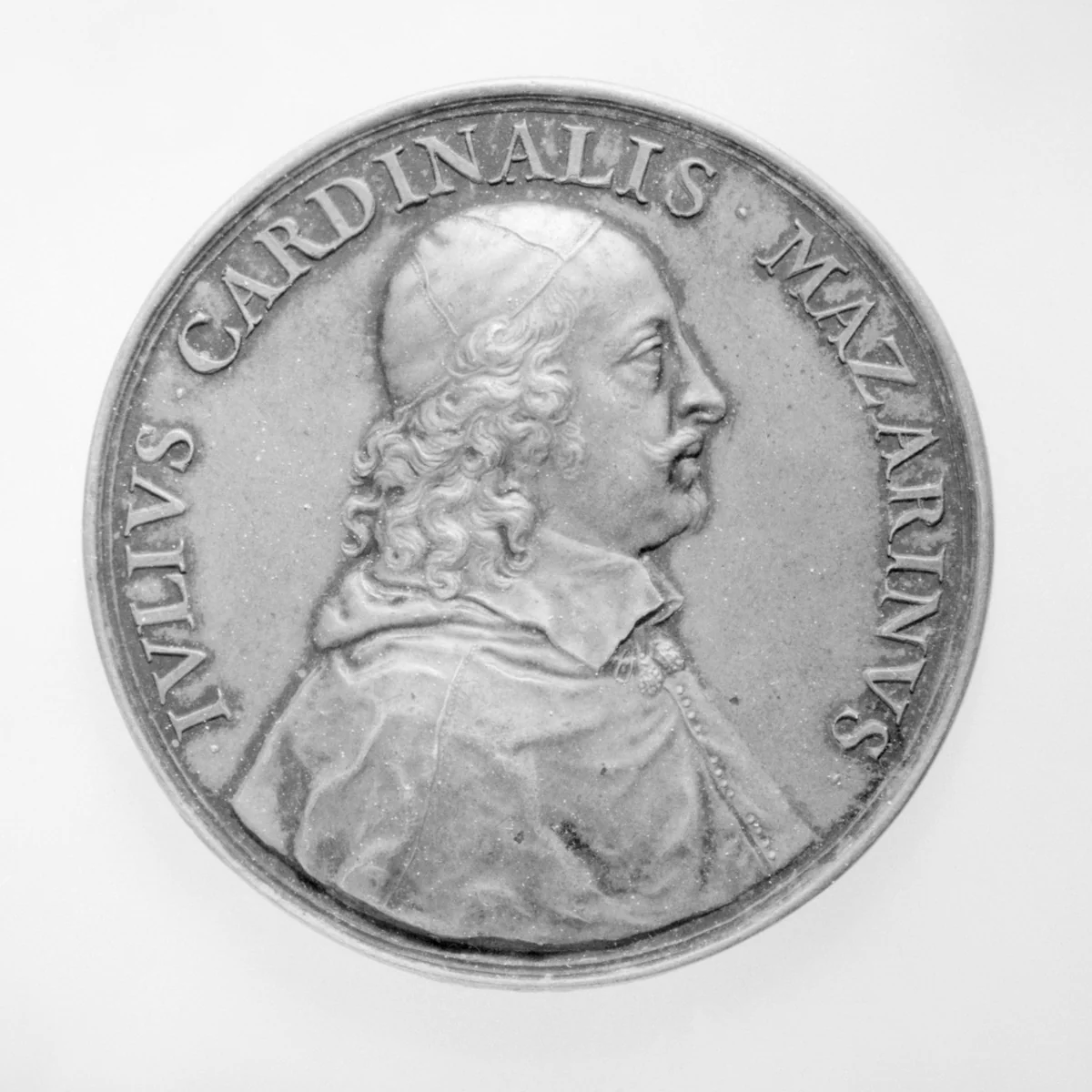 Cardinal Mazarin (1602–61) by Jean Varin, metalwork, 1660