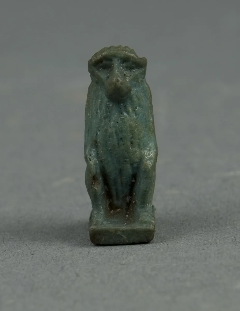 Amulet of an Ape by Egyptian, metalwork, -1070--656