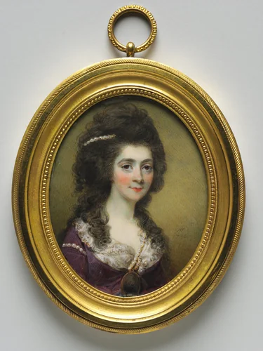 Portrait of a Woman, called Mrs. Close by Horace Hone, painting, 1786