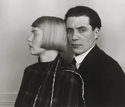 The Architect Hans Heinz Lüttgen and his Wife Dora by August Sander, photograph, 1926