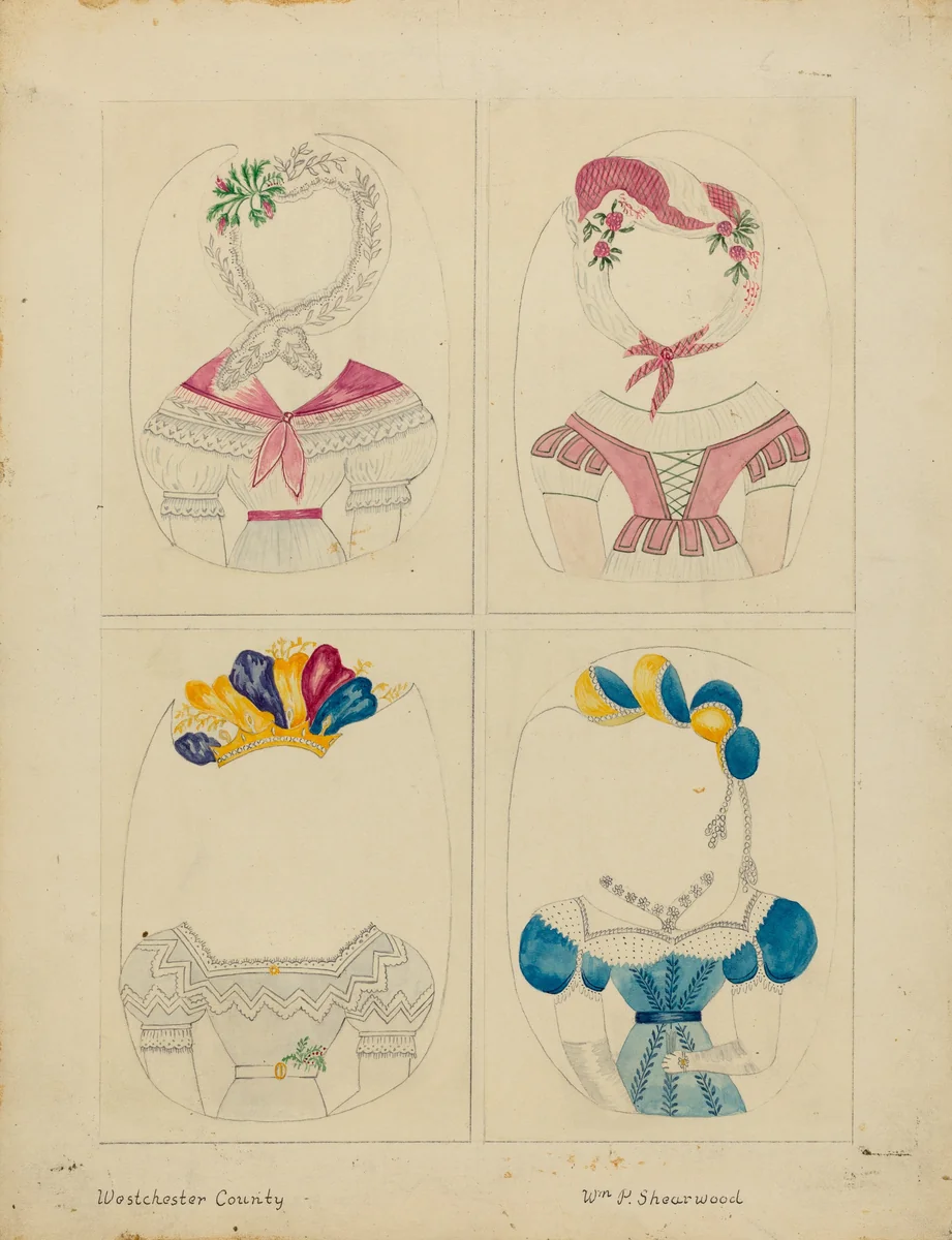 Valentine by William P. Shearwood, index of american design, 1936