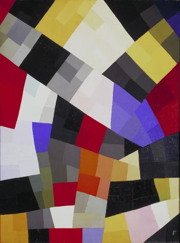 The Unity of Life and Death by Otto Freundlich, painting, 1936