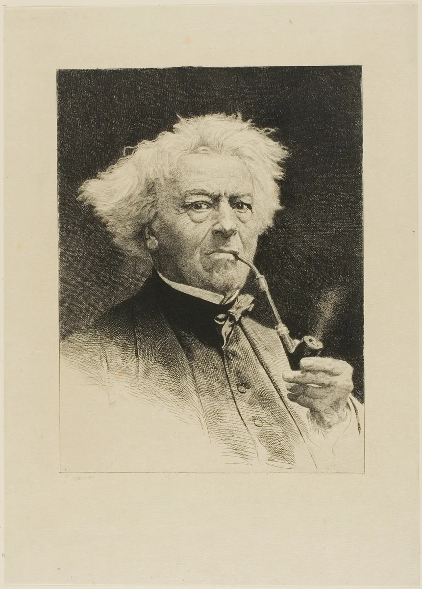 Portrait of Corot by Étienne-Gabriel Bocourt
Jean-Baptiste-Camille Corot, print, 1882
