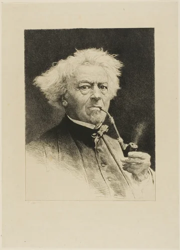 Portrait of Corot by Étienne-Gabriel Bocourt
Jean-Baptiste-Camille Corot, print, 1882