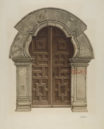 Doorway by Pearl Davis, index of american design, 1935-1942